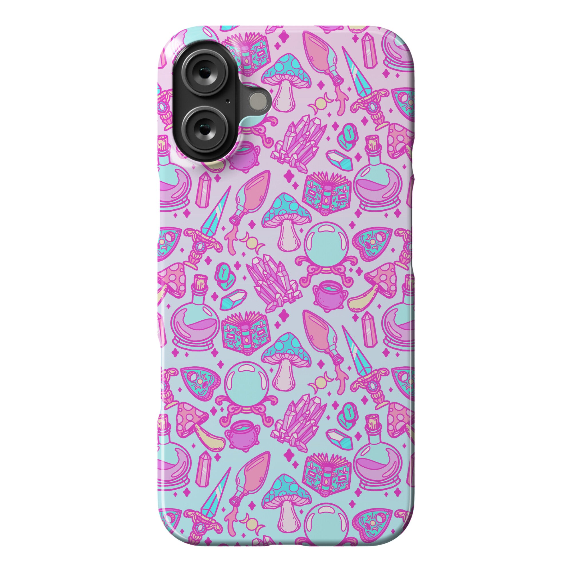 Pastel Goth Witch Pattern Phone Case