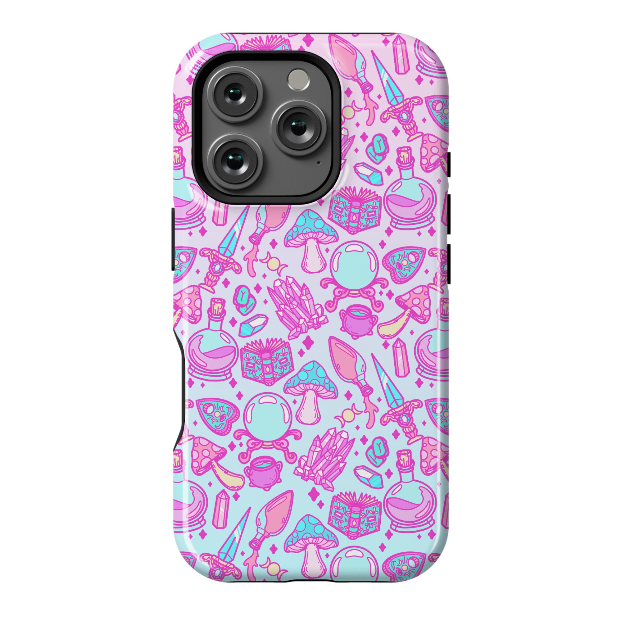Pastel Goth Witch Pattern Phone Case