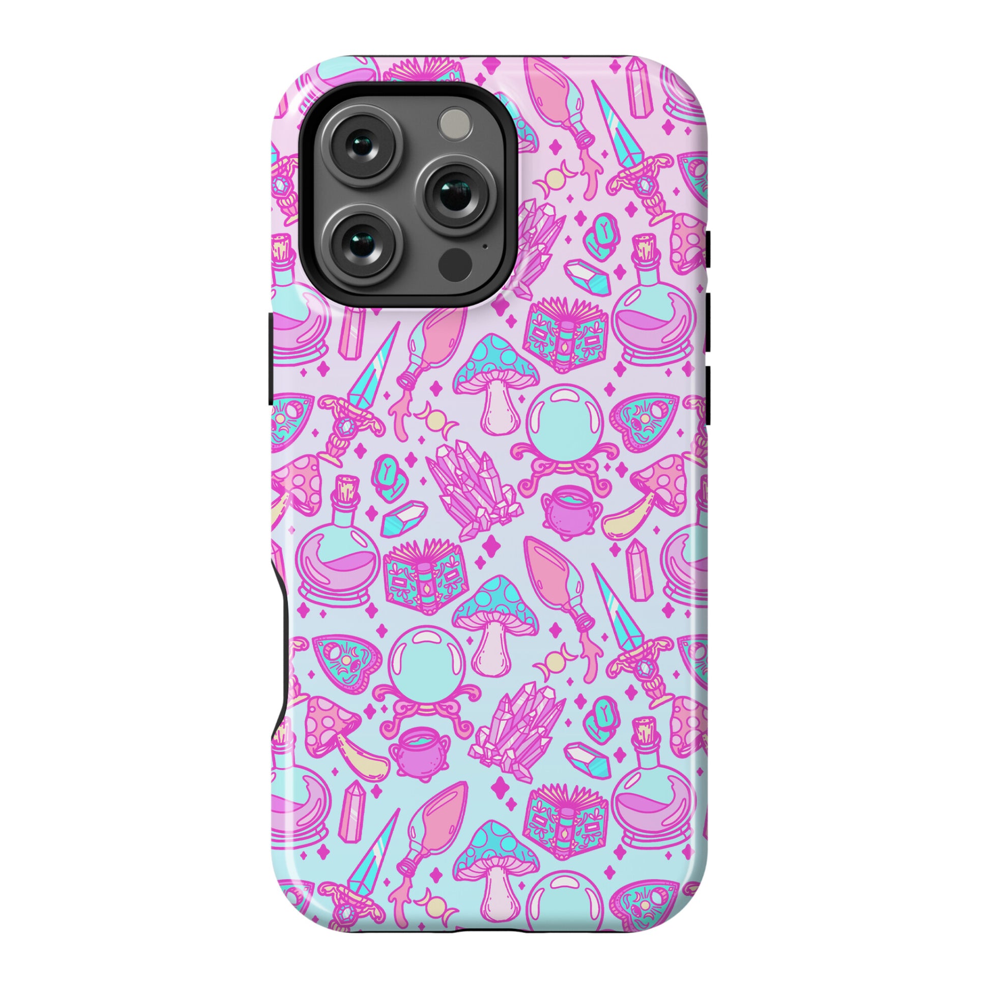 Pastel Goth Witch Pattern Phone Case