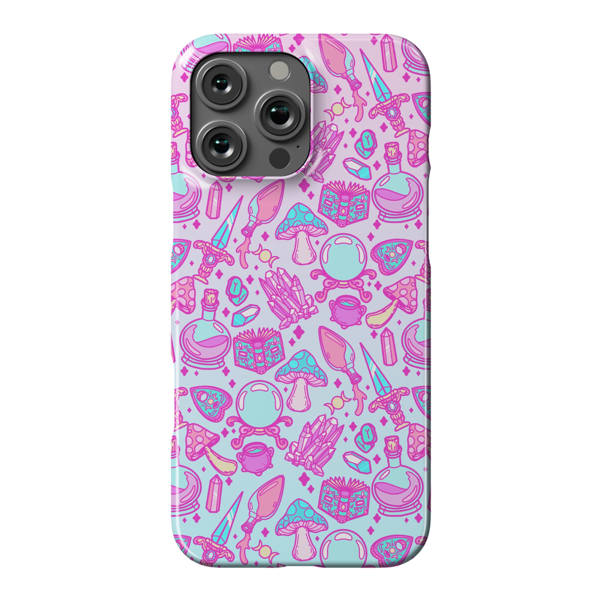 Pastel Goth Witch Pattern Phone Case