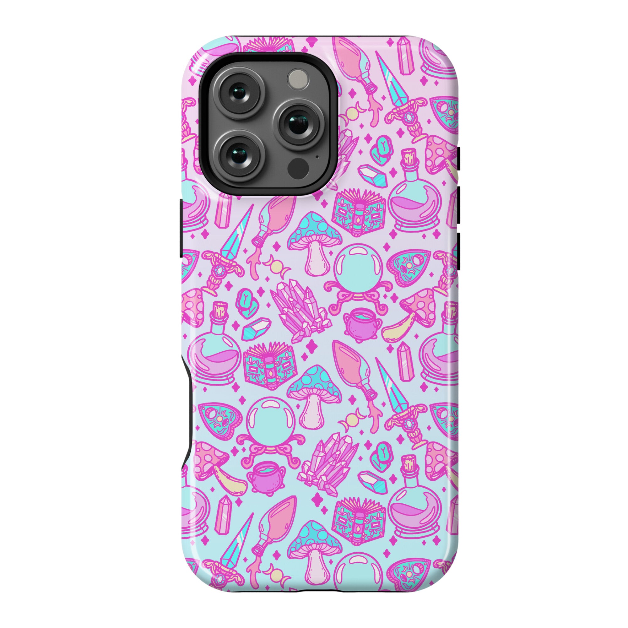 Pastel Goth Witch Pattern Phone Case