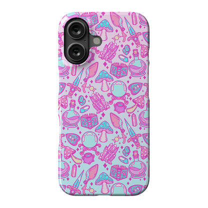 Pastel Goth Witch Pattern Phone Case