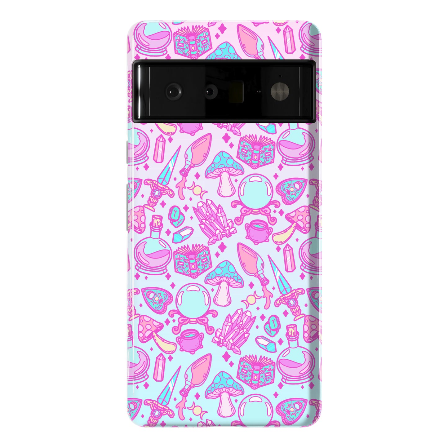 Pastel Goth Witch Pattern Phone Case