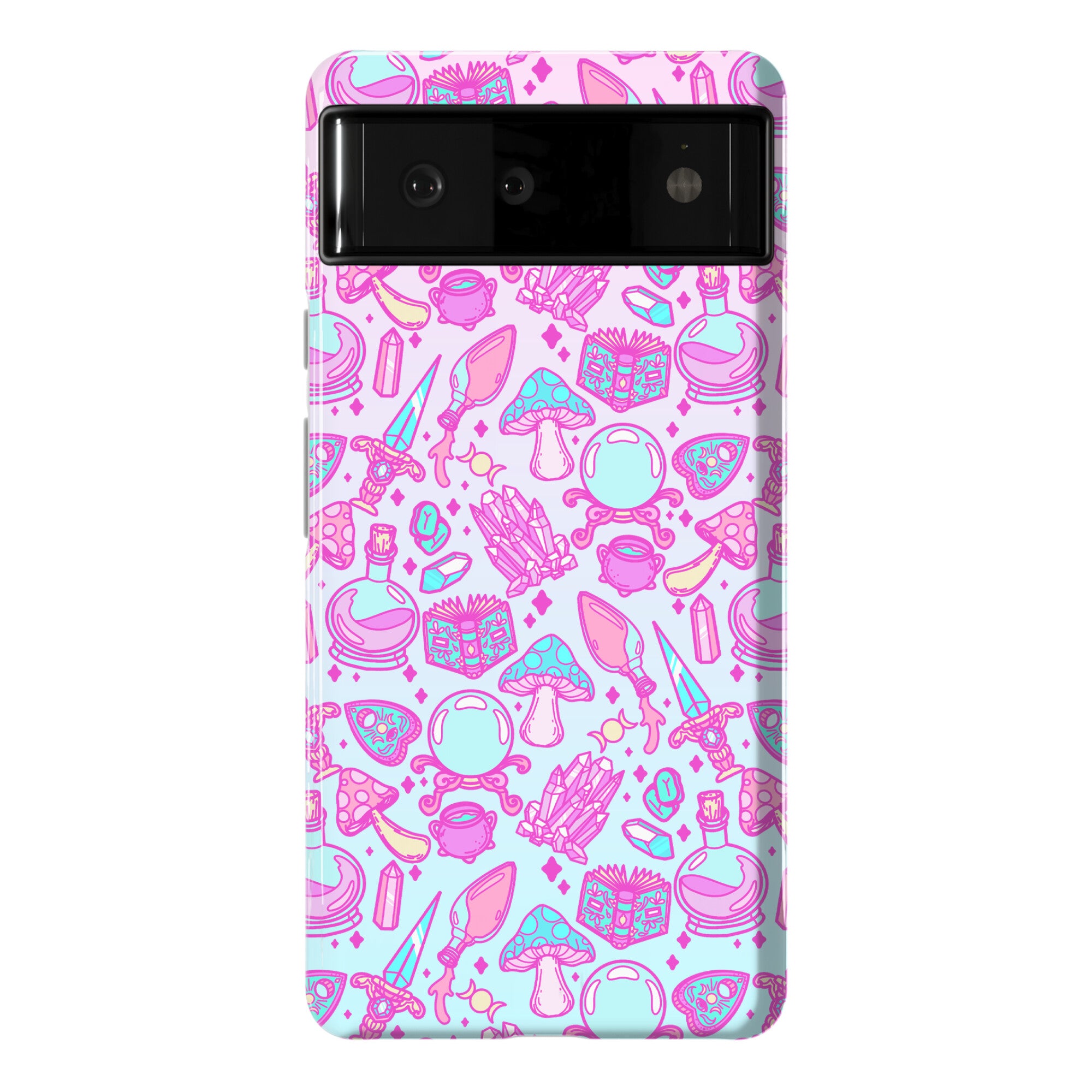 Pastel Goth Witch Pattern Phone Case