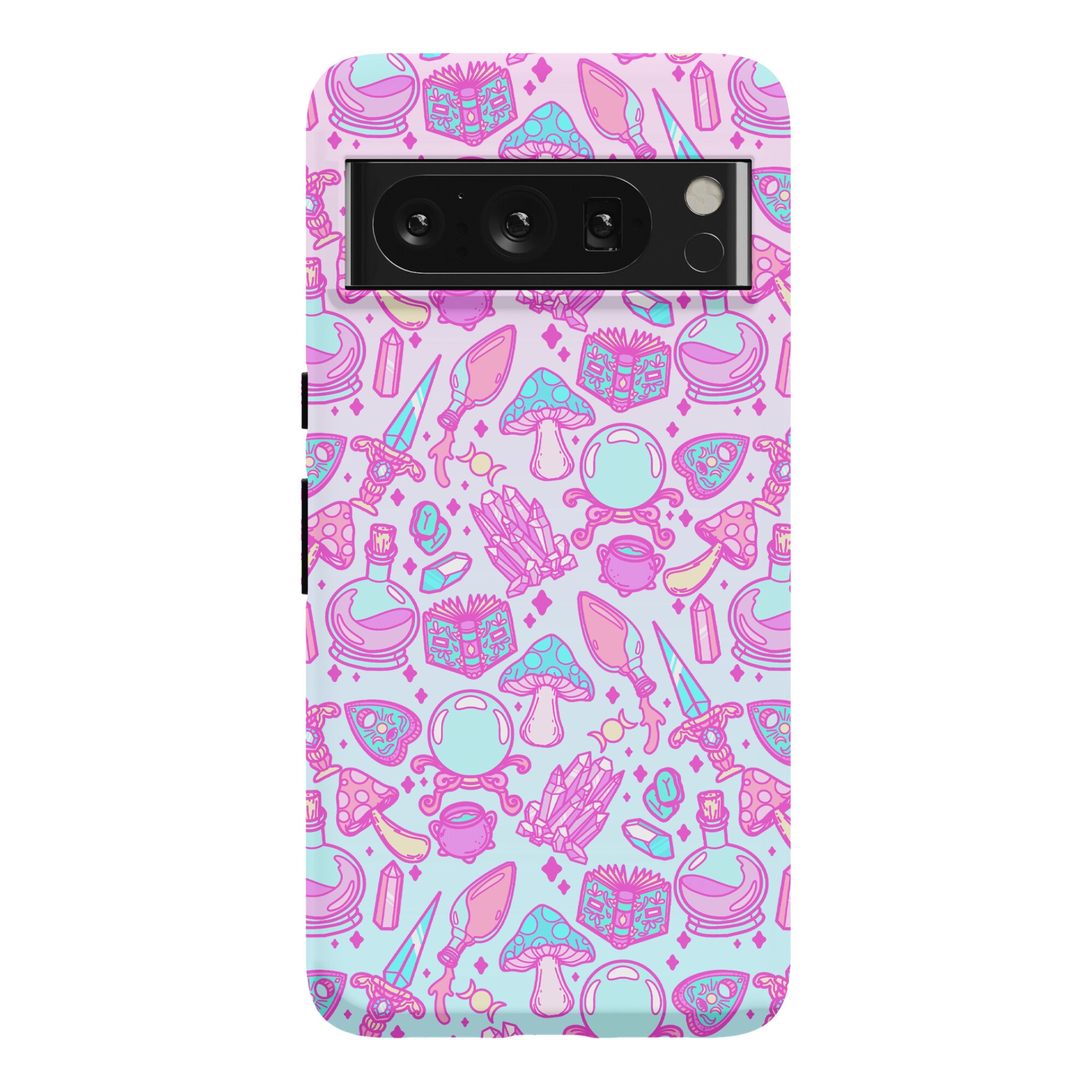 Pastel Goth Witch Pattern Phone Case