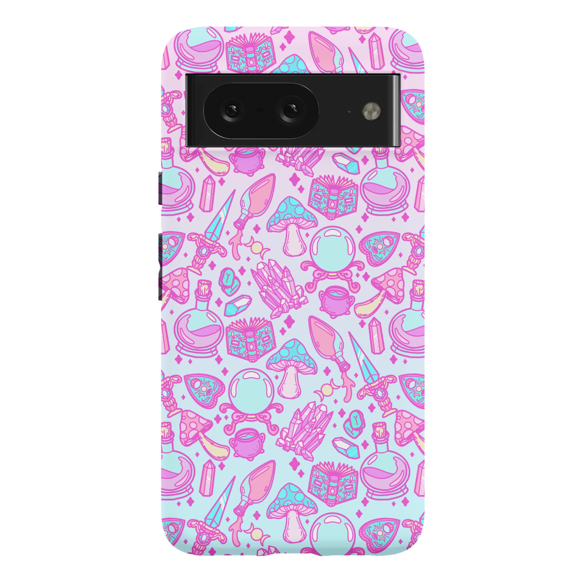 Pastel Goth Witch Pattern Phone Case