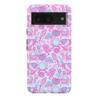 Pastel Goth Witch Pattern Phone Case
