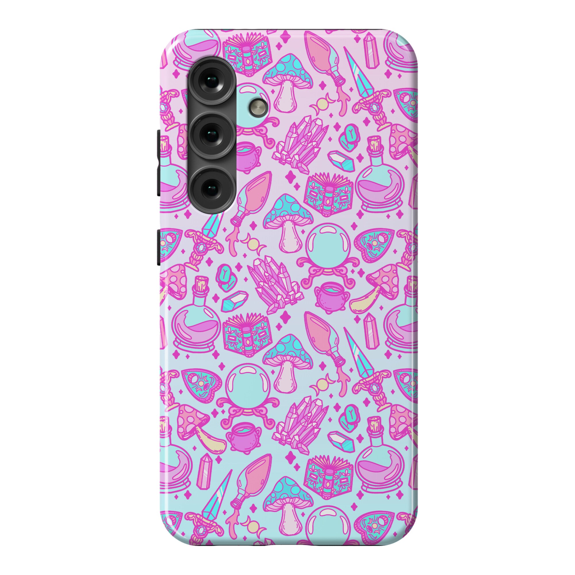 Pastel Goth Witch Pattern Phone Case