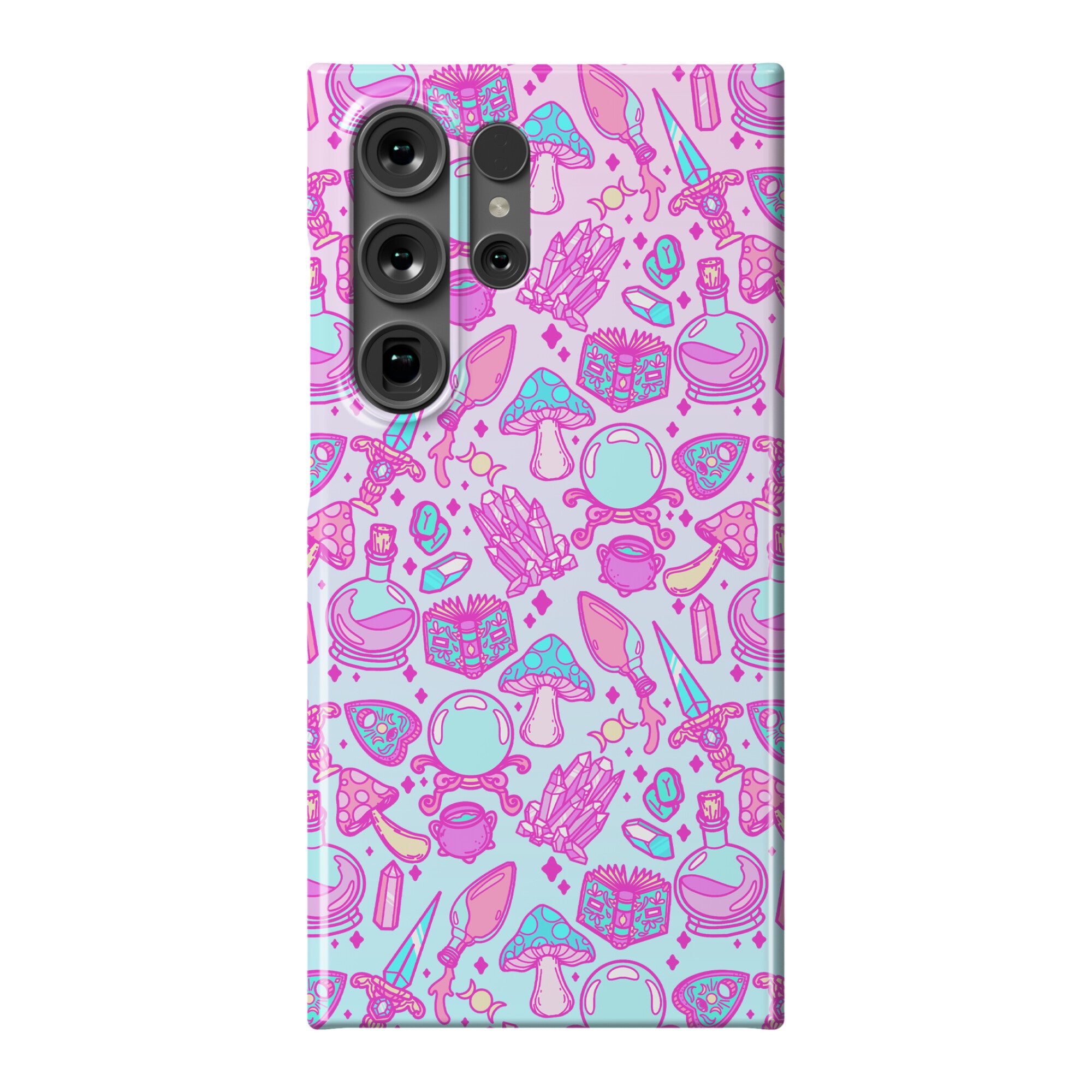Pastel Goth Witch Pattern Phone Case