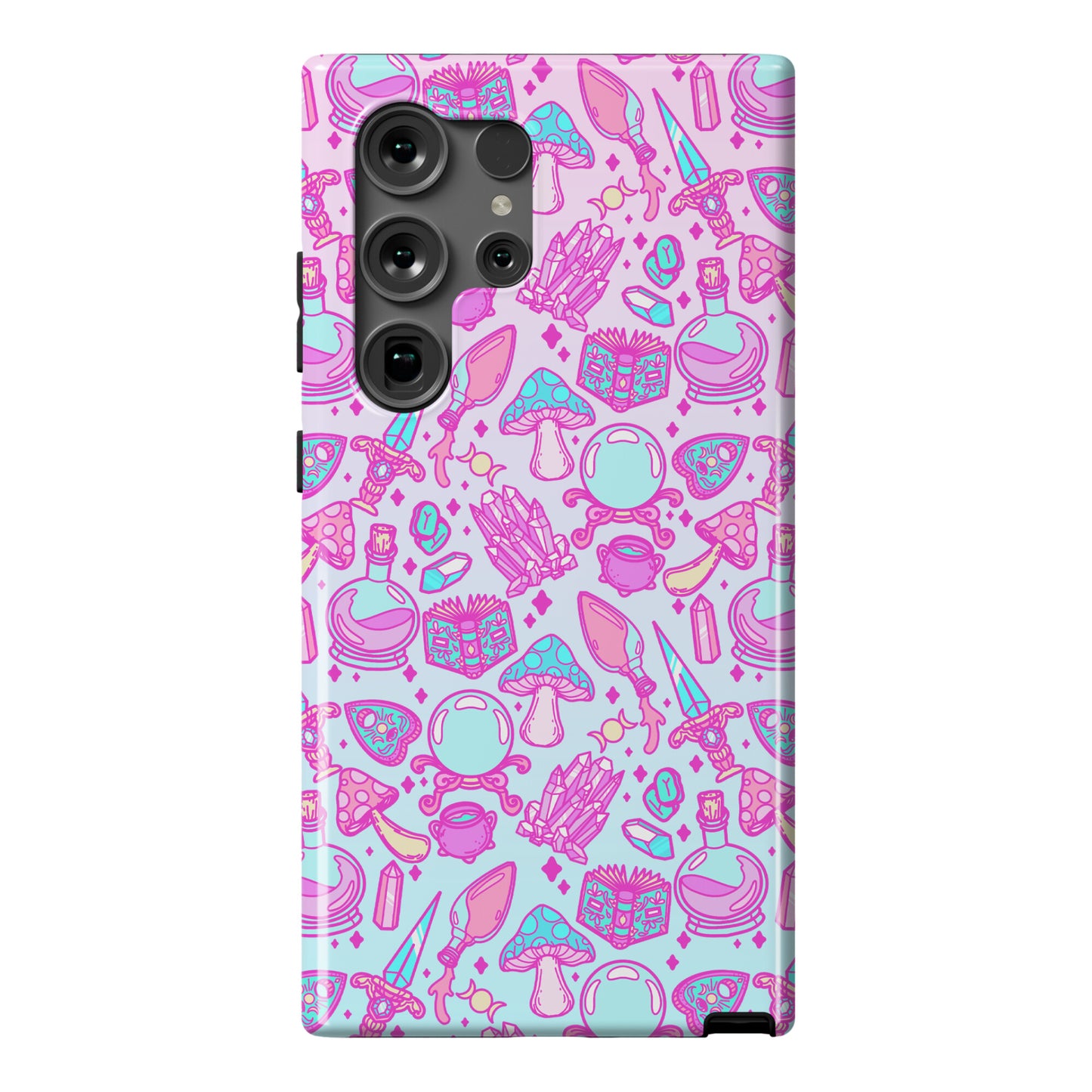 Pastel Goth Witch Pattern Phone Case