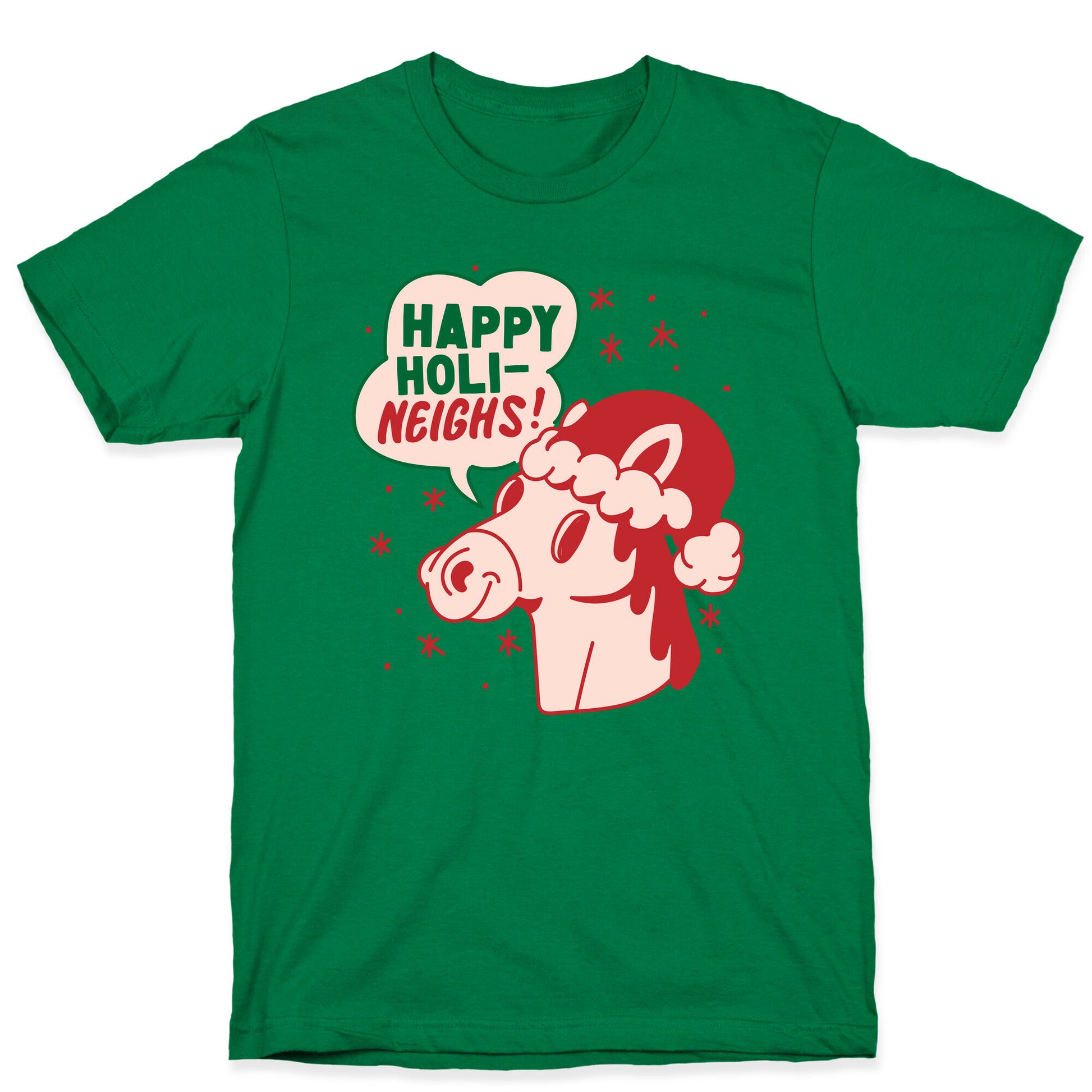 Happy Holi-Neighs Holiday Horse T-Shirt