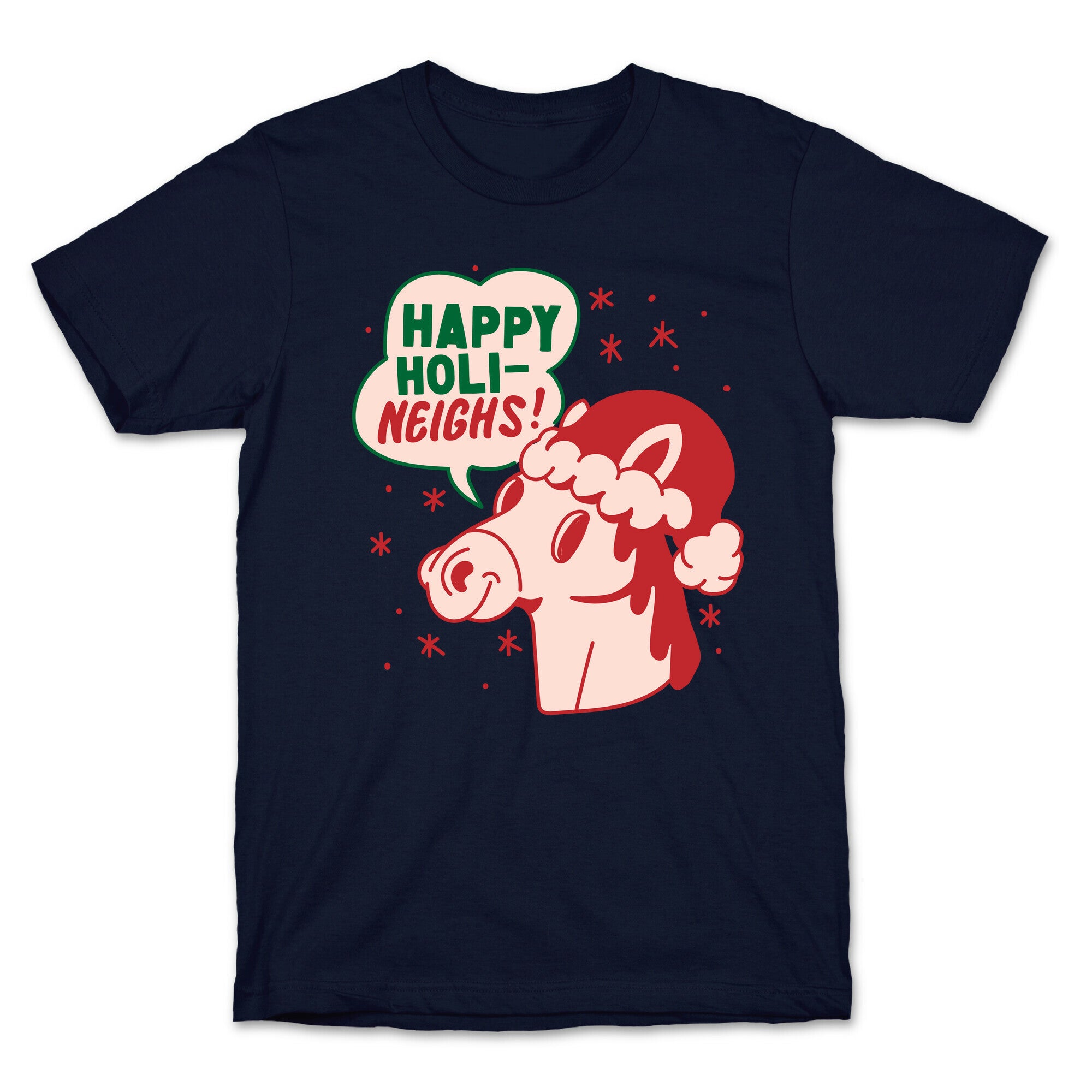 Happy Holi-Neighs Holiday Horse T-Shirt
