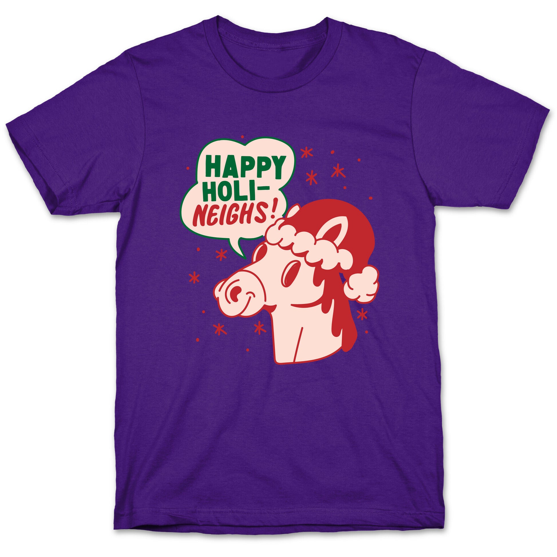 Happy Holi-Neighs Holiday Horse T-Shirt