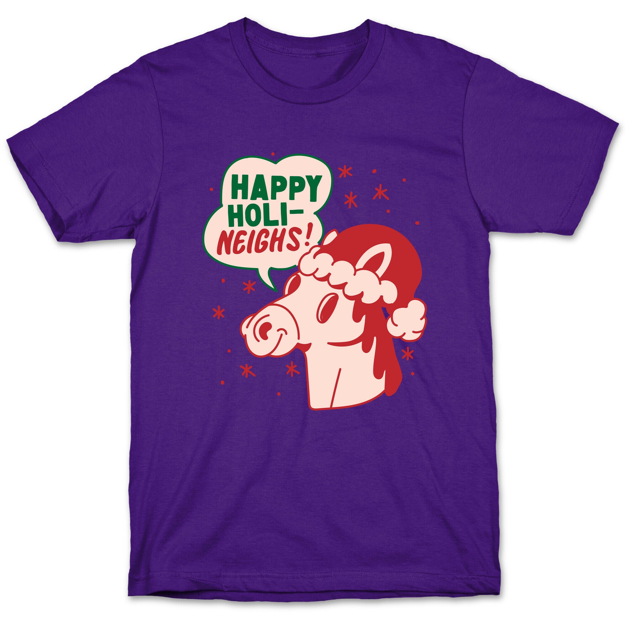 Happy Holi-Neighs Holiday Horse T-Shirt