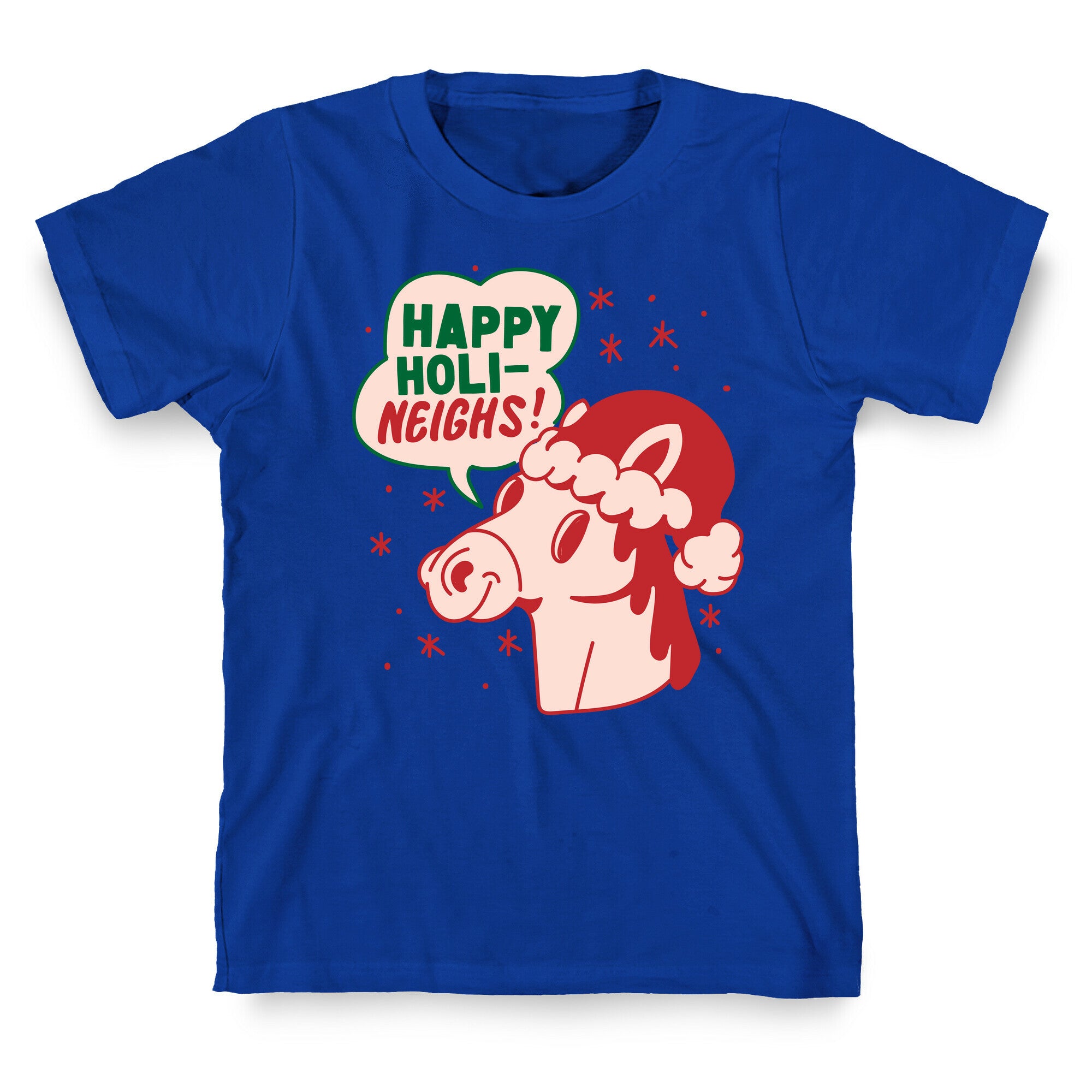 Happy Holi-Neighs Holiday Horse T-Shirt