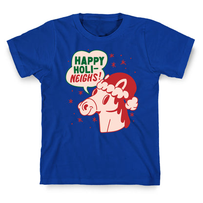 Happy Holi-Neighs Holiday Horse T-Shirt