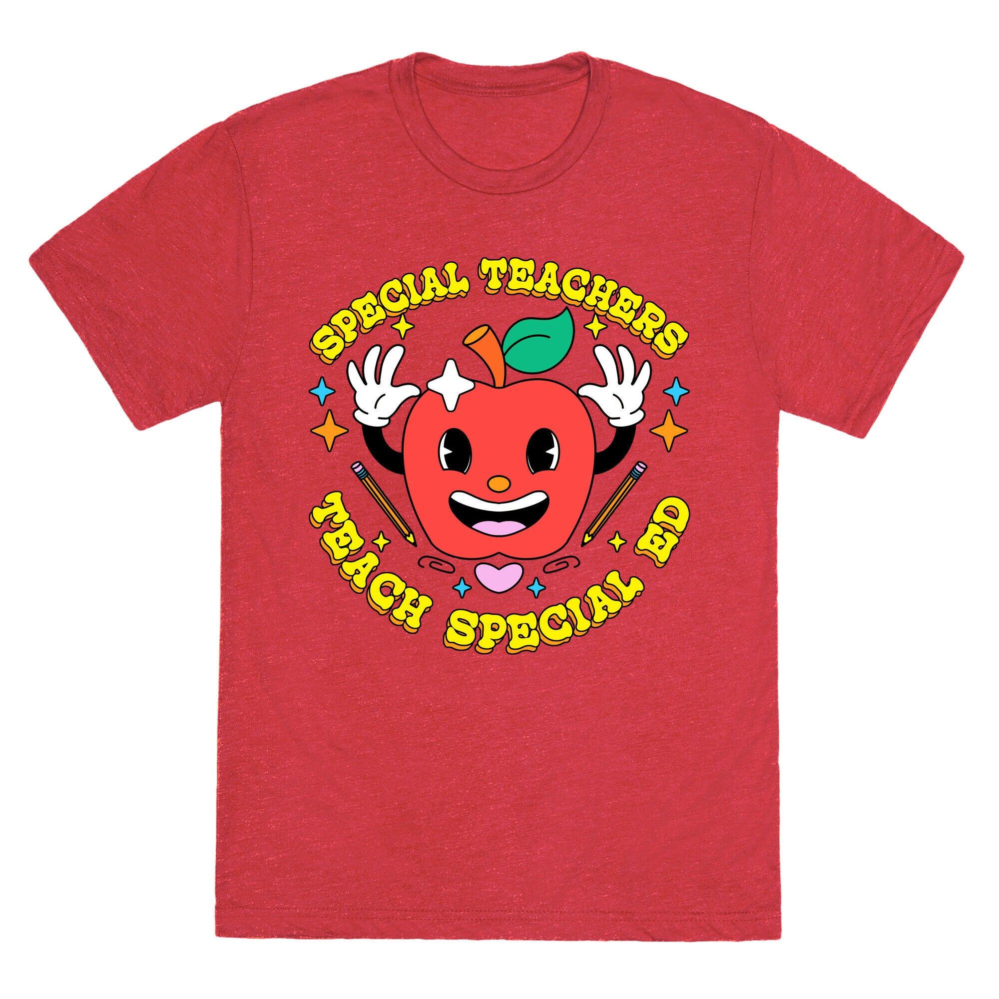 Special Teachers Teach Special Ed Unisex Triblend Tee