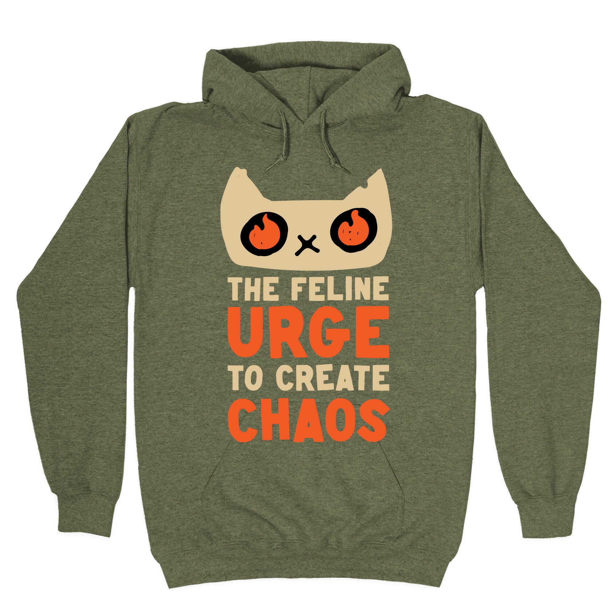 The Feline Urge To Create Chaos Hoodie