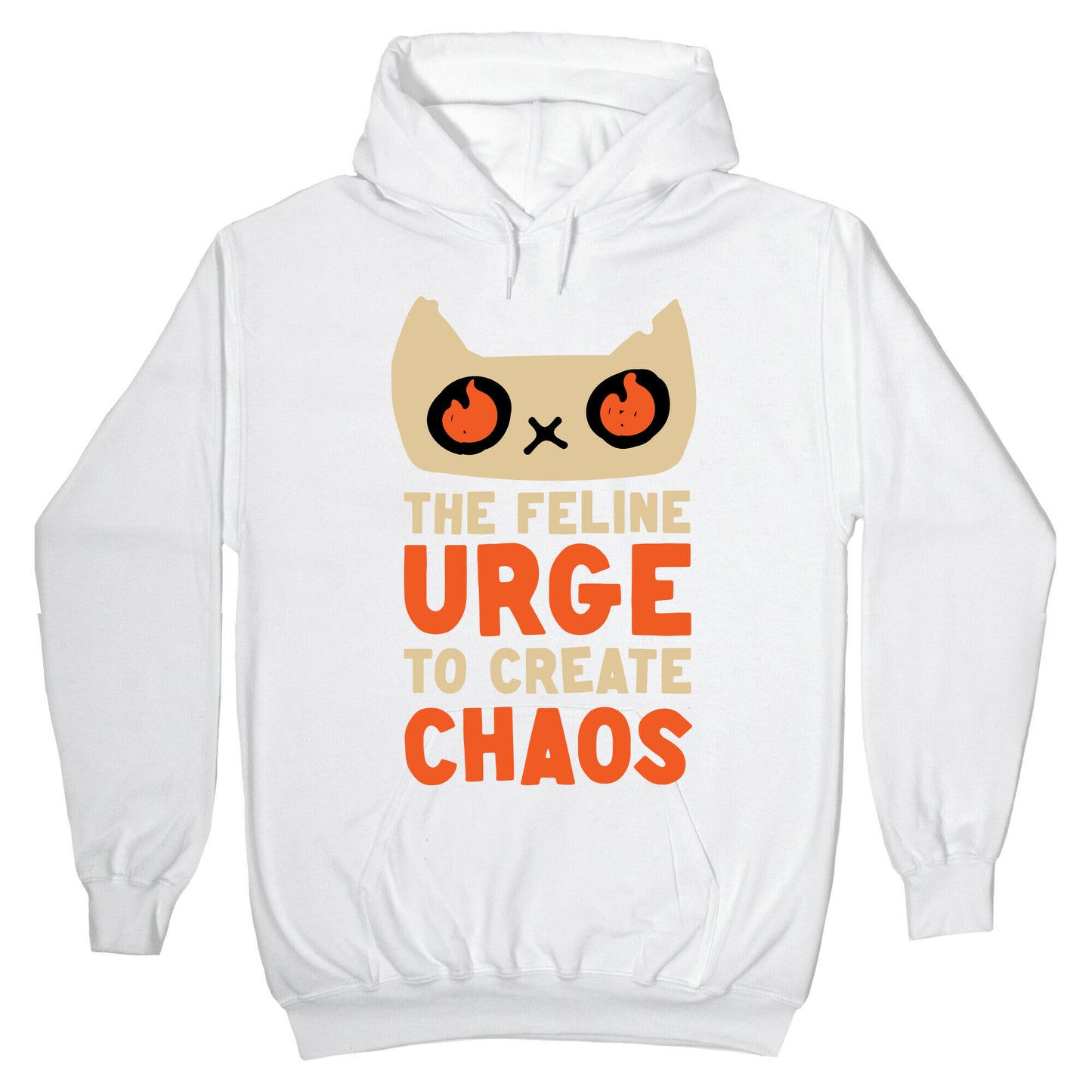 The Feline Urge To Create Chaos Hoodie