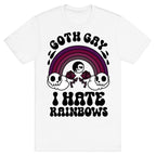 Goth Gay I Hate Rainbows T-Shirt