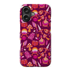 Lesbian Pride Witch Pattern Phone Case