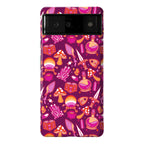 Lesbian Pride Witch Pattern Phone Case