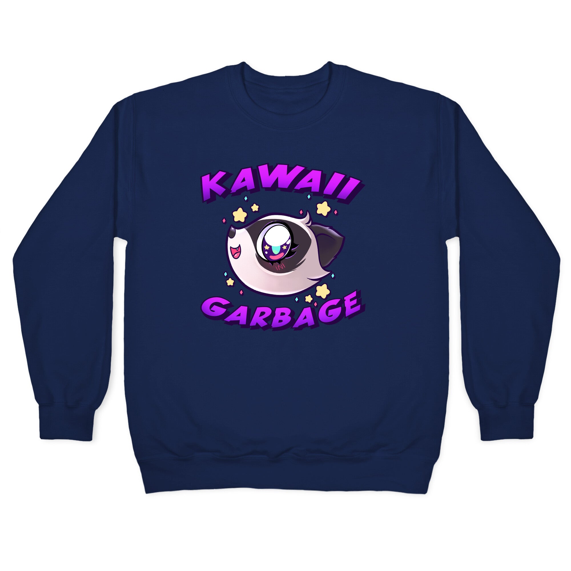 Kawaii Garbage Crewneck Sweatshirt