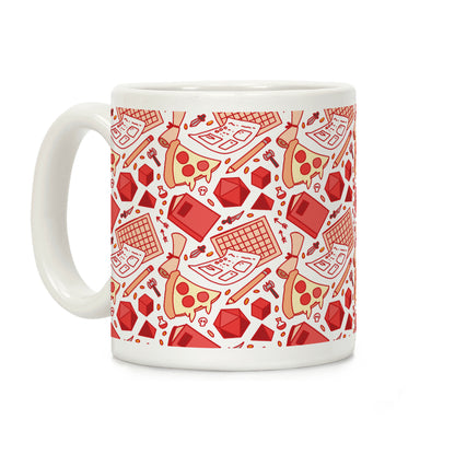 Tabletop RPG pattern Coffee Mug