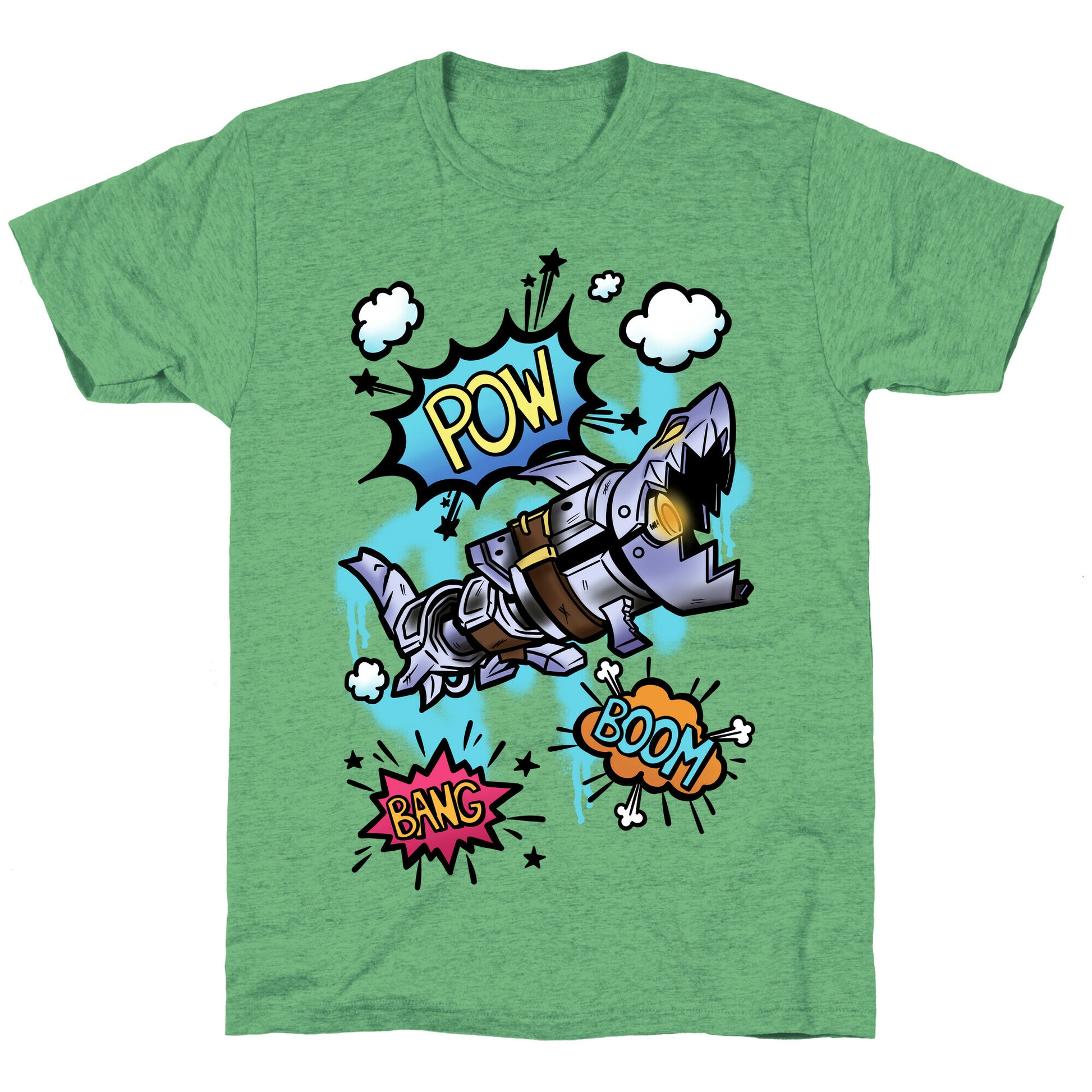 Shark Rocket Launcher Unisex Triblend Tee