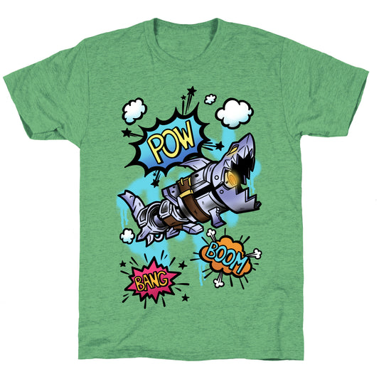 Shark Rocket Launcher Unisex Triblend Tee