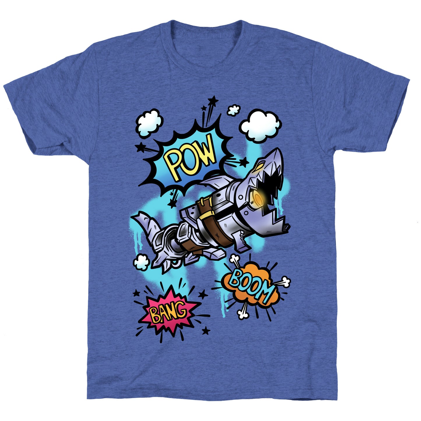 Shark Rocket Launcher Unisex Triblend Tee