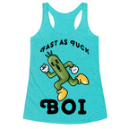 Fast as Fuck Boi Racerback Tank