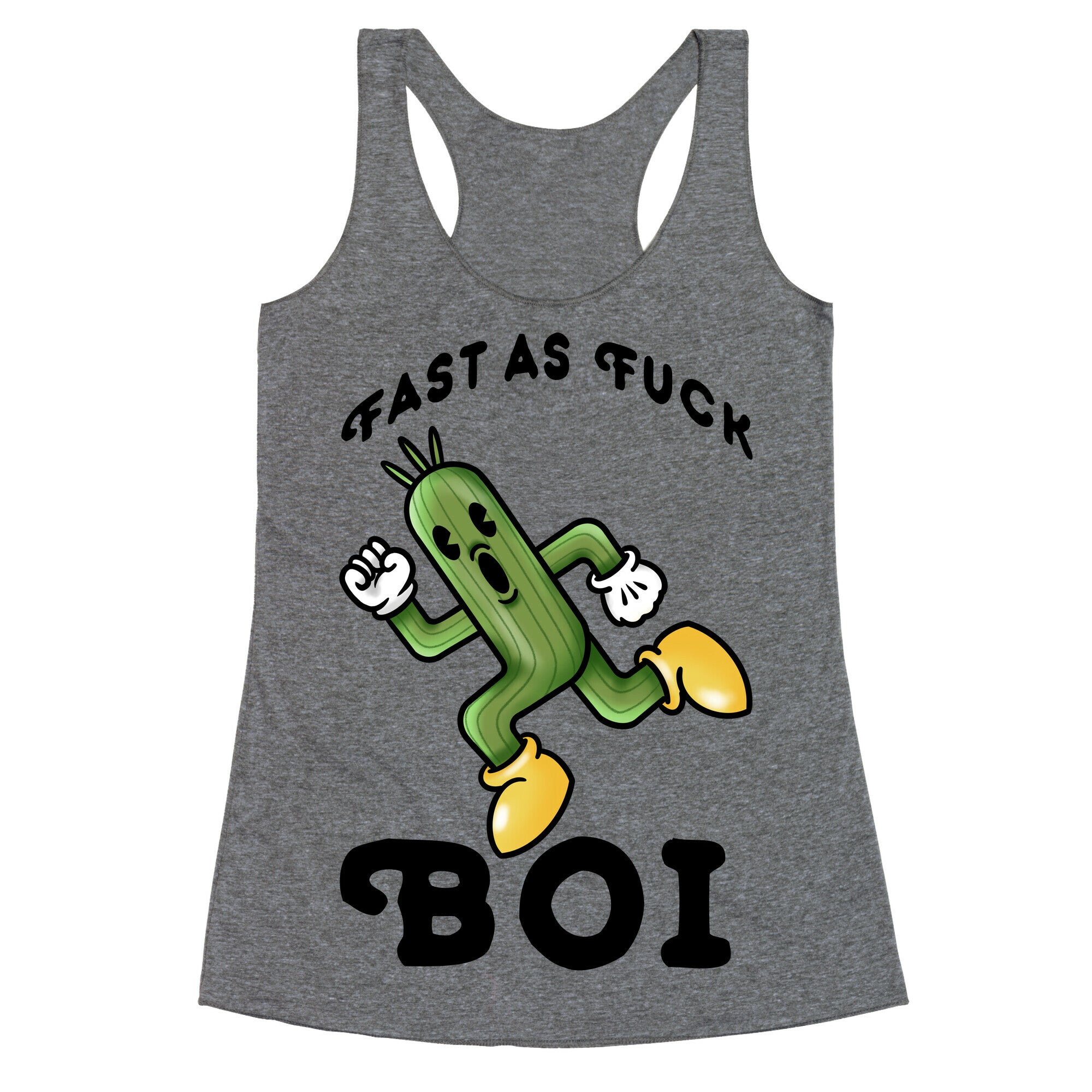 Fast as Fuck Boi Racerback Tank