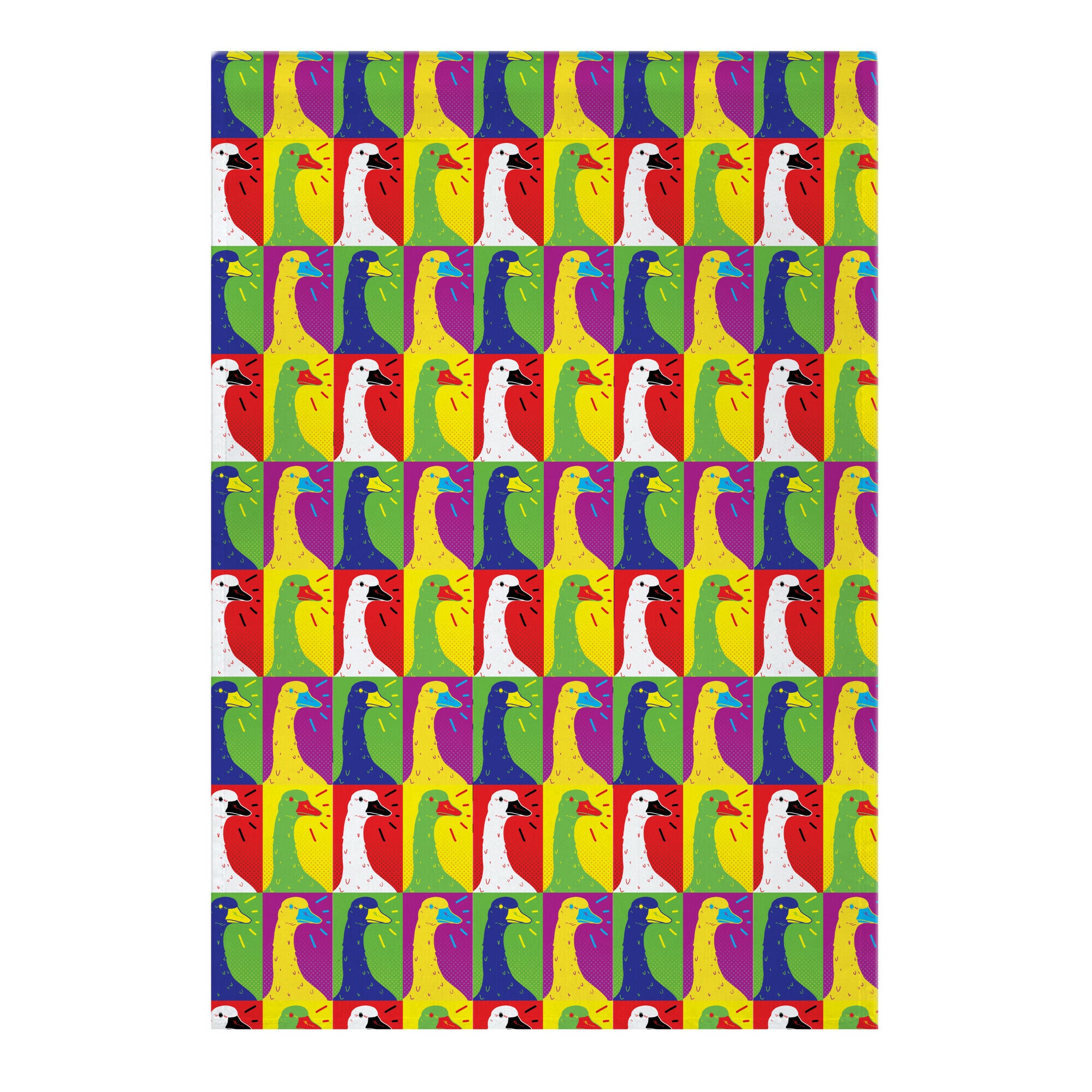Goose Pop Art Garden Flag
