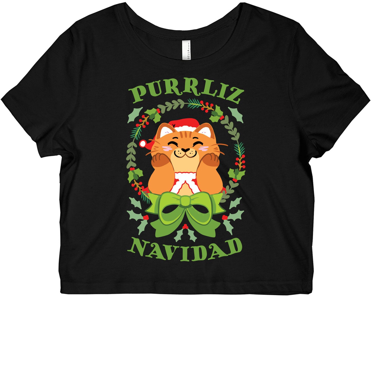 Purrliz Navidad Graphic Baby Tee