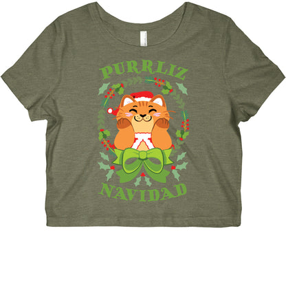 Purrliz Navidad Graphic Baby Tee