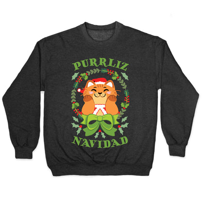 Purrliz Navidad Crewneck Sweatshirt