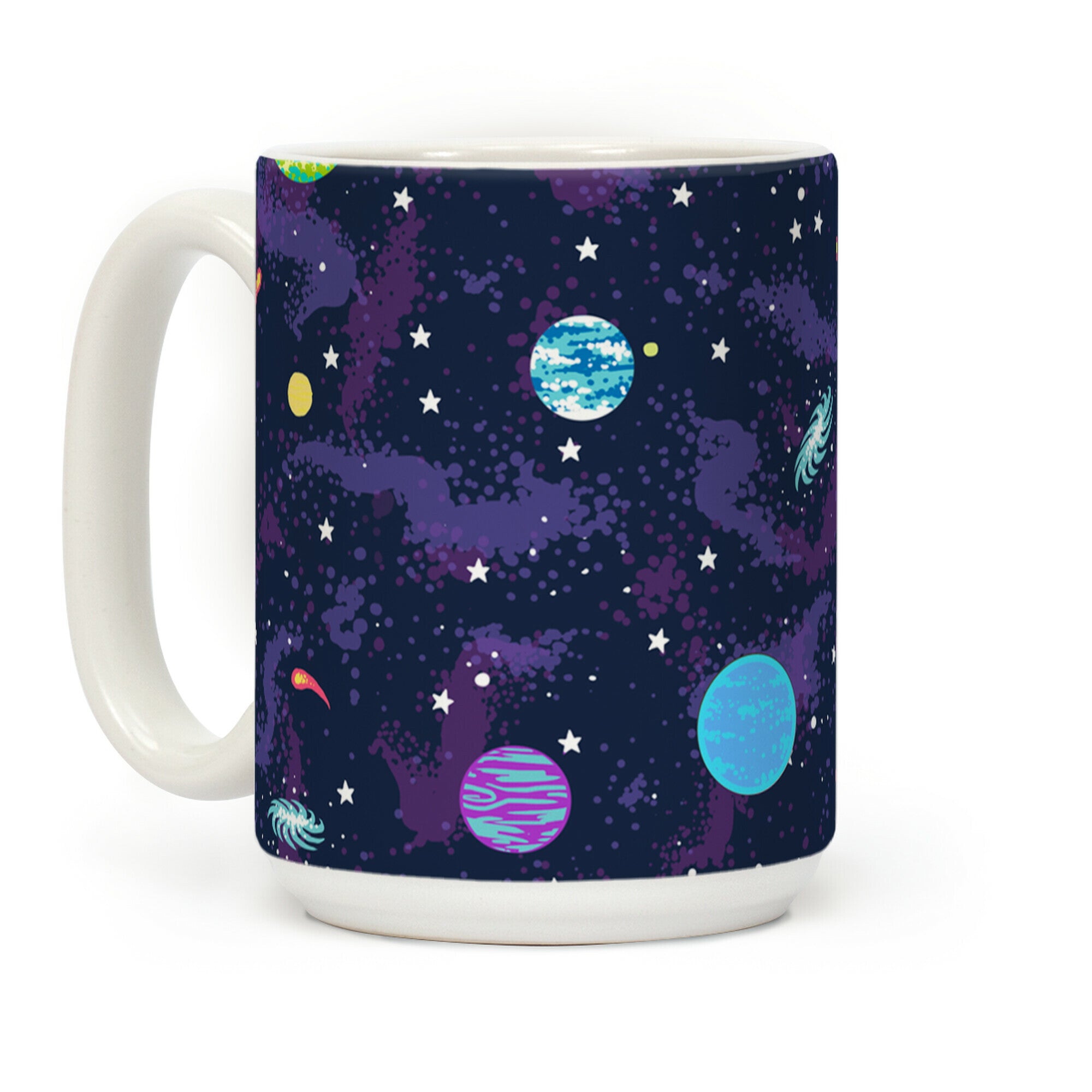 90s Cosmic Planet Coffee Mug