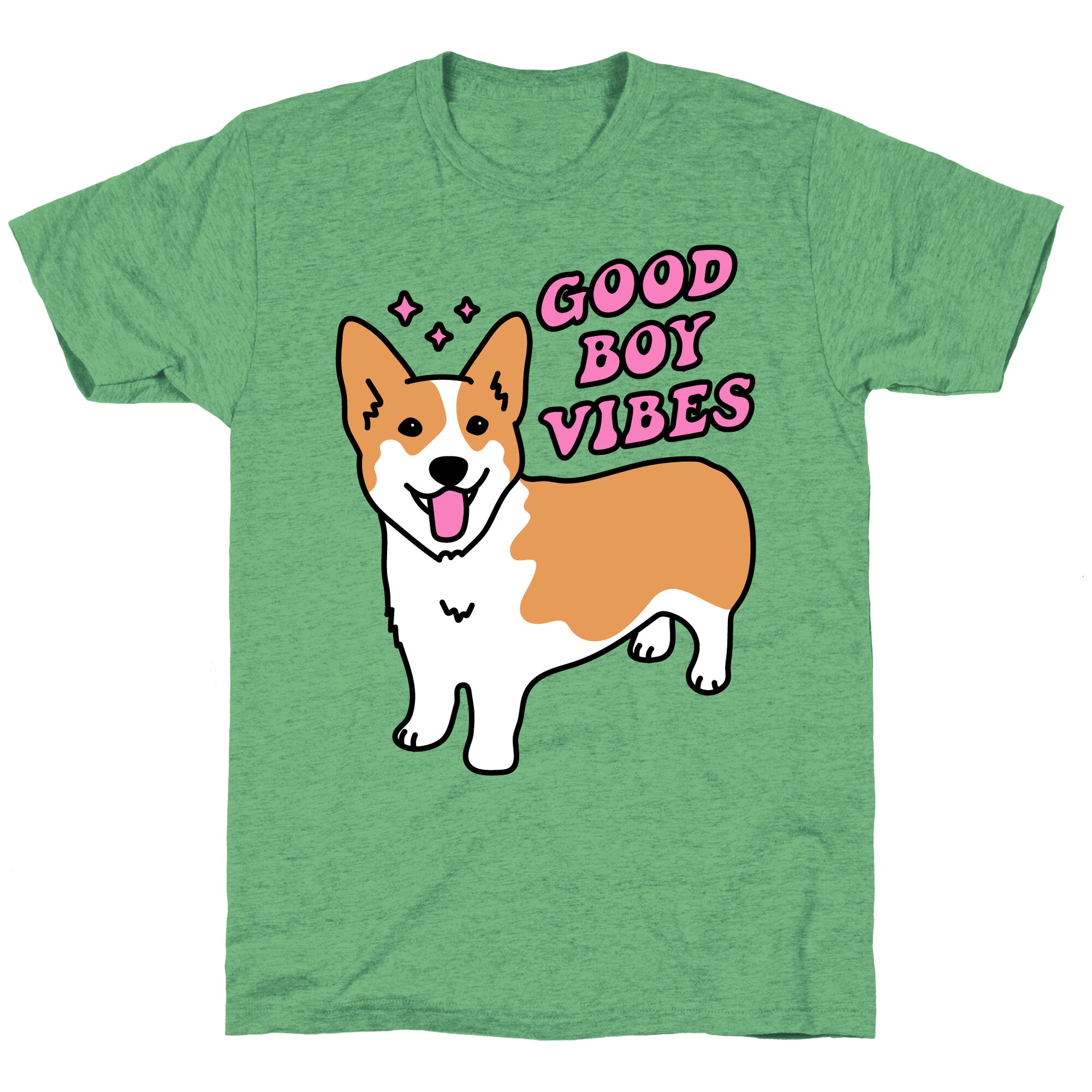 Good Boy Vibes Corgi Unisex Triblend Tee