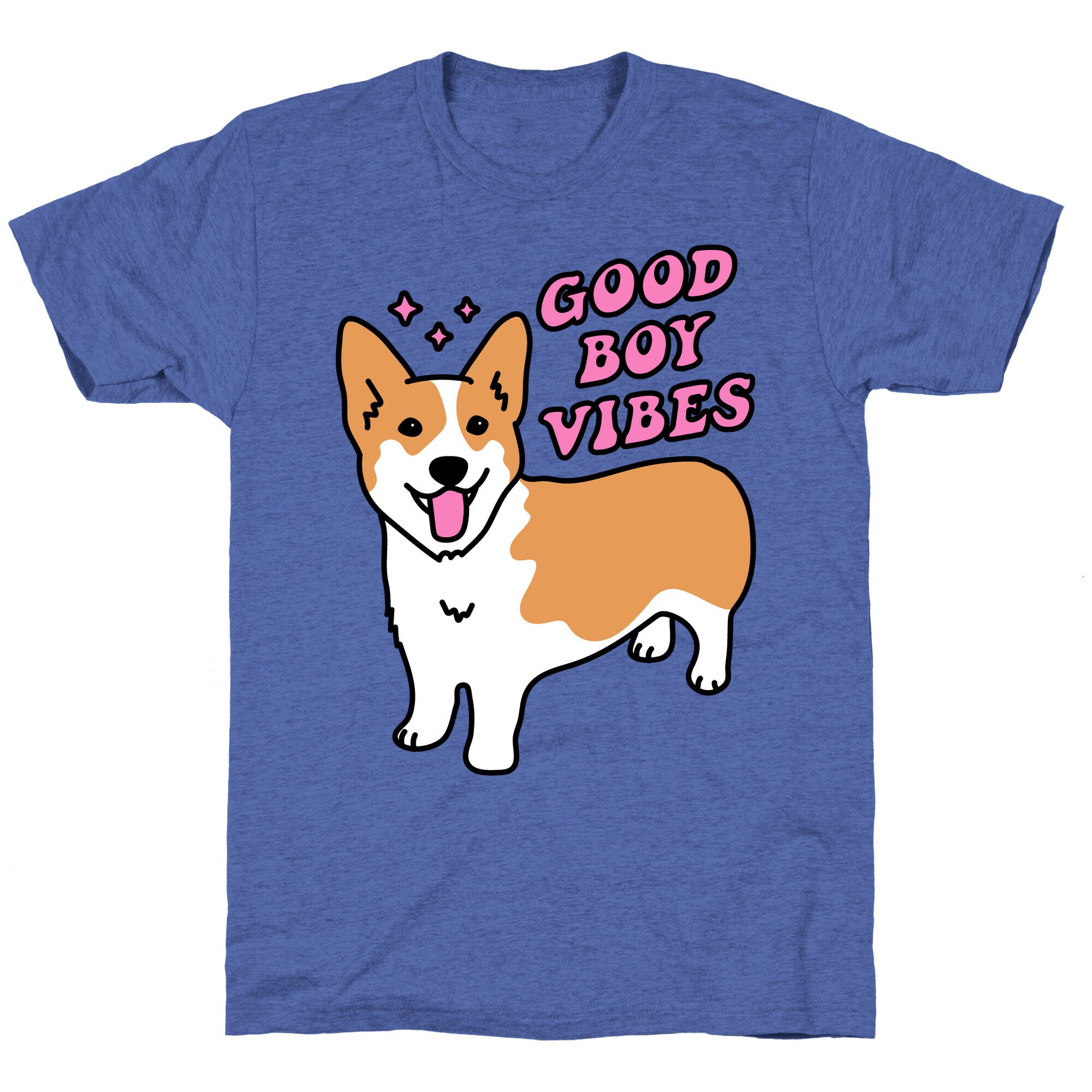 Good Boy Vibes Corgi Unisex Triblend Tee