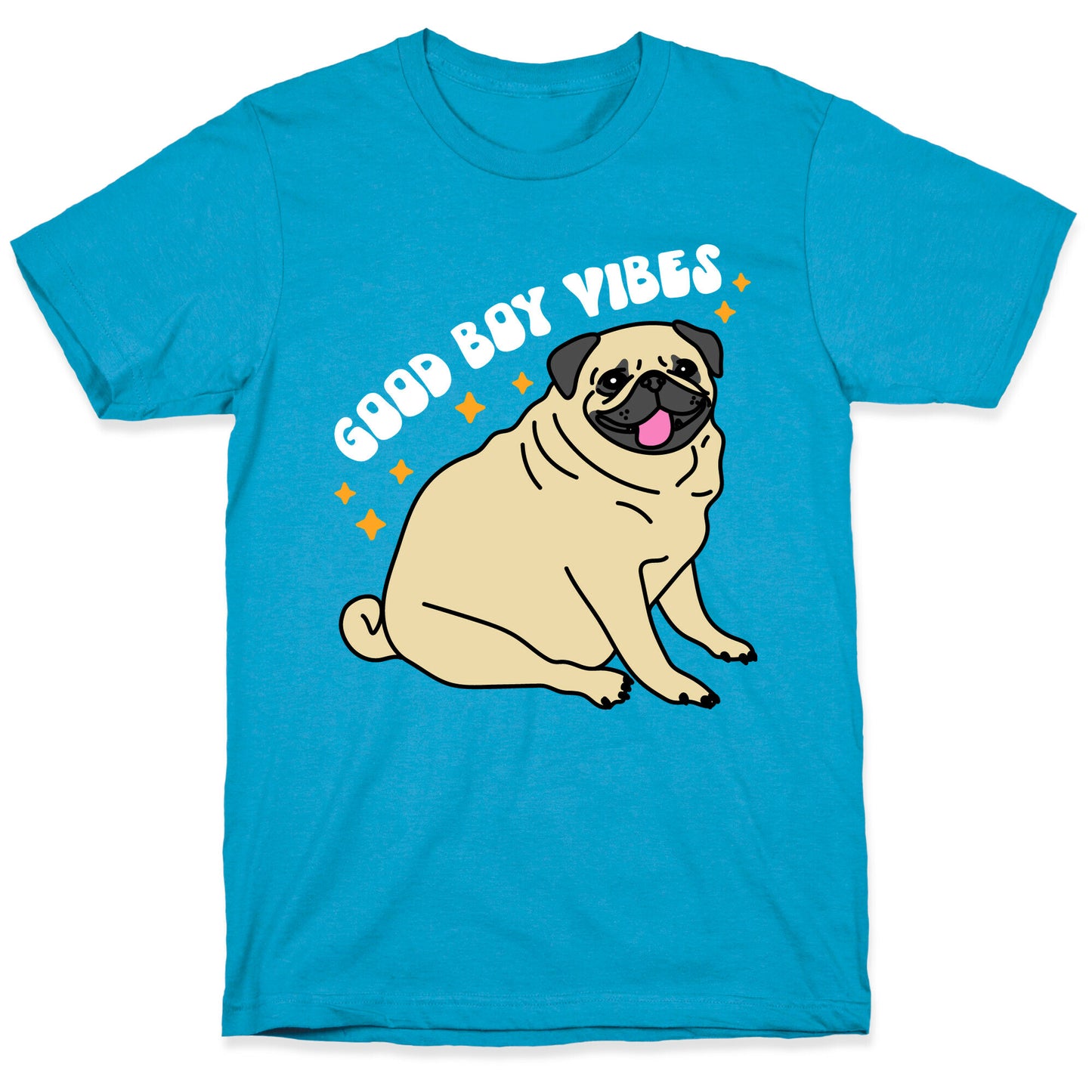 Good Boy Vibes Pug Unisex Triblend Tee