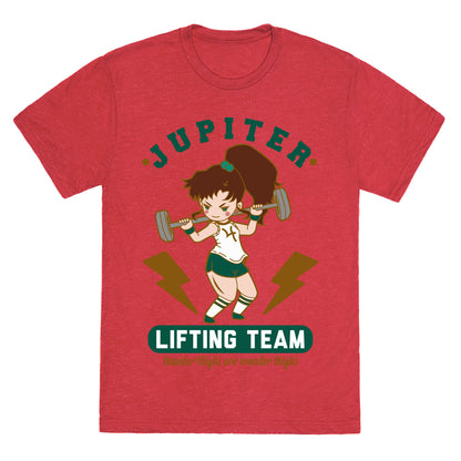 Jupiter Lifting Team Workout Parody Unisex Triblend Tee