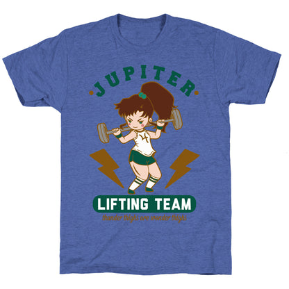 Jupiter Lifting Team Workout Parody Unisex Triblend Tee