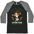 Jupiter Lifting Team Workout Parody Baseball Tee