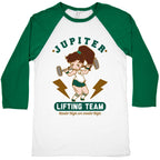 Jupiter Lifting Team Workout Parody Baseball Tee