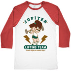 Jupiter Lifting Team Workout Parody Baseball Tee