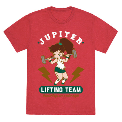 Jupiter Lifting Team Workout Parody Unisex Triblend Tee
