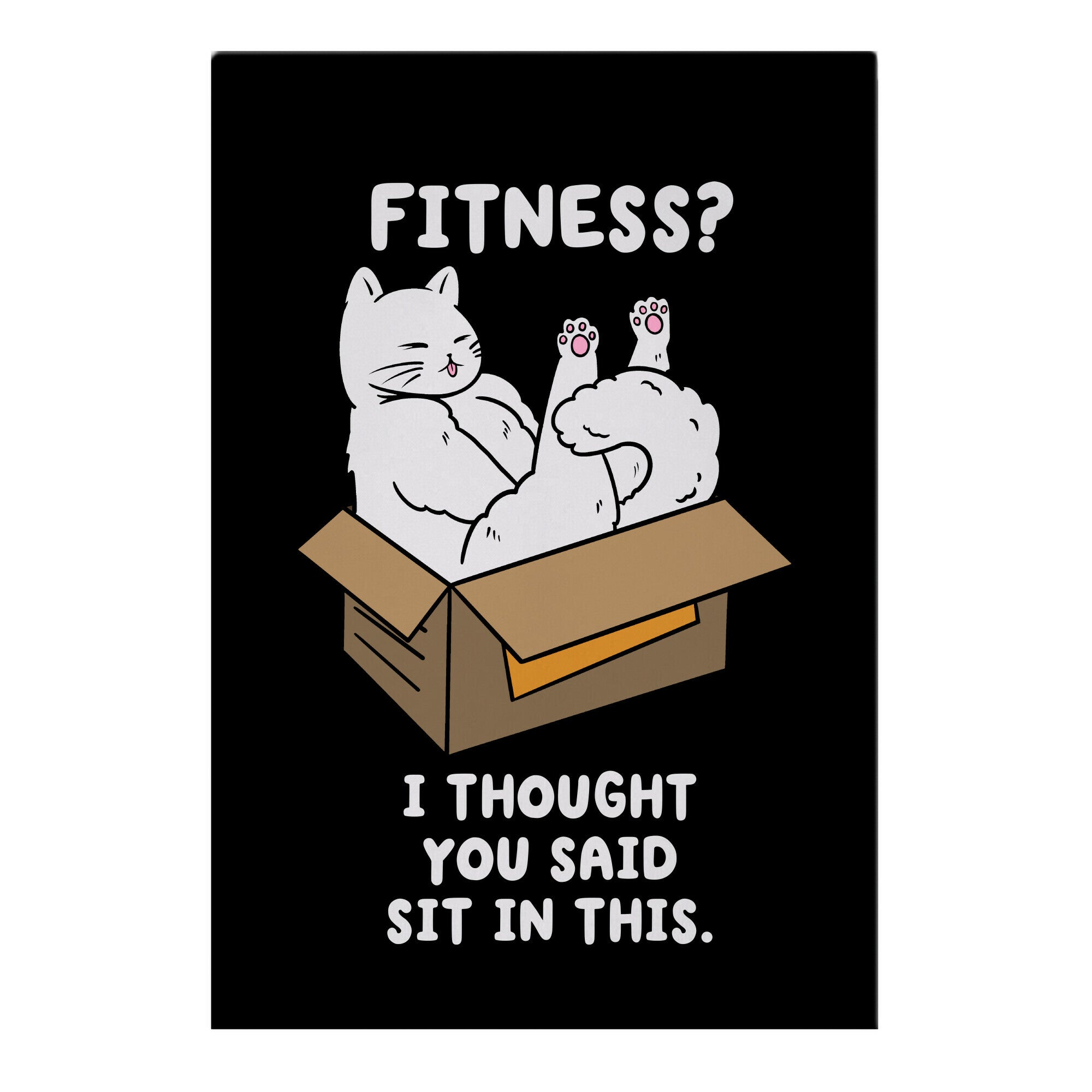 Fitness? I Thought You Said Sit In This. Garden Flag