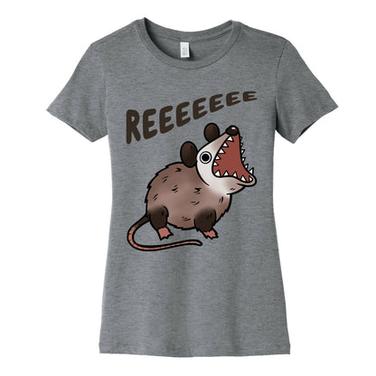 Reeeeeee Possum Women's Cotton Tee