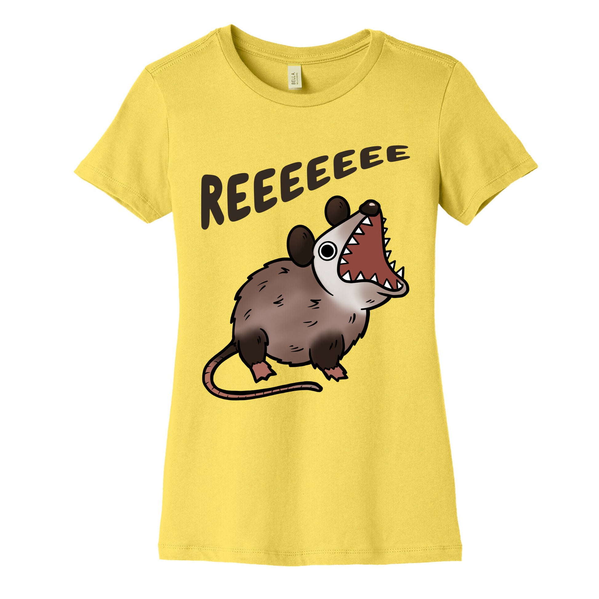Reeeeeee Possum Women's Cotton Tee